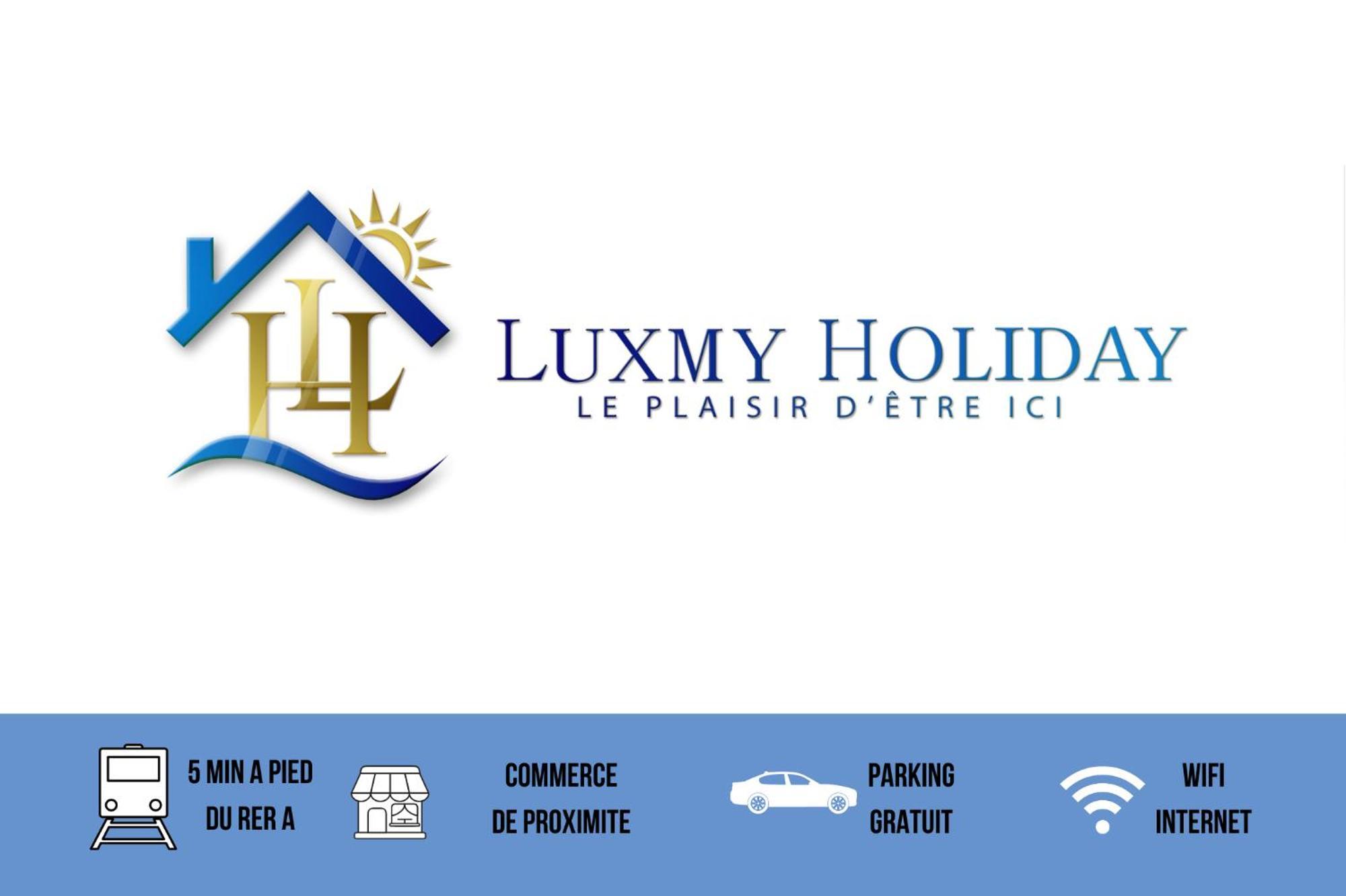 Disney Blue Lagoon - Ideal Sejour Famille Et Professionnel - Parking Inclus - Facile D'Acces - Proche Transport & Parc Disney Μπισί-Σεν Ζορζ Εξωτερικό φωτογραφία